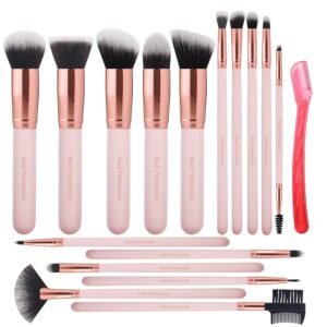 Real Perfection 16pcs Makeup Brushes Set